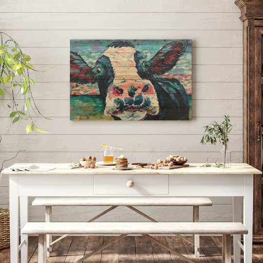 Empire Art Direct 24" x 36" Curious Cow 2 Wall Art